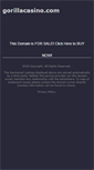 Mobile Screenshot of gorillacasino.com